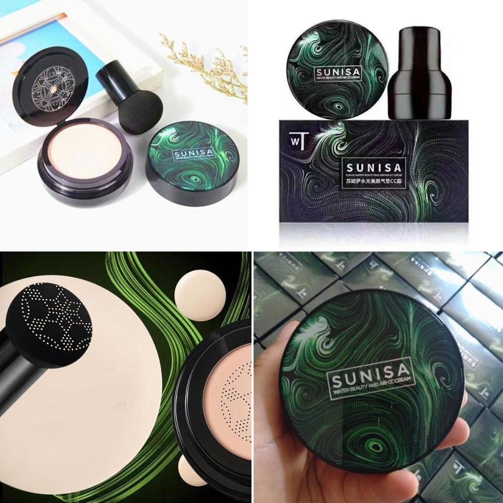 Sunisa 3 In 1 Air Cushion Cc And Bb Cream Waterproof Foundation Cream