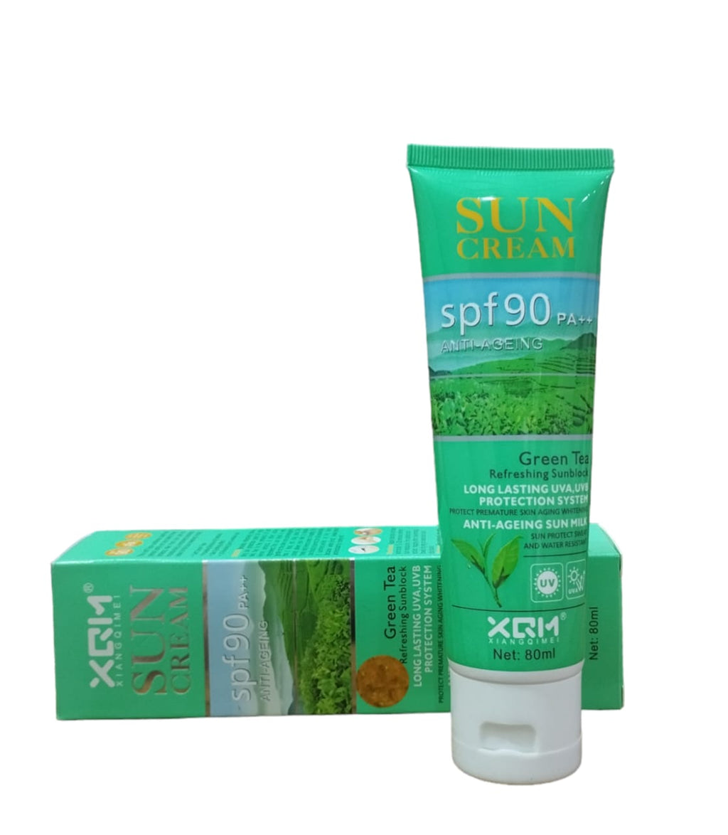XQM SUN CREAM spf 90 PA+ ANTI AGEING.